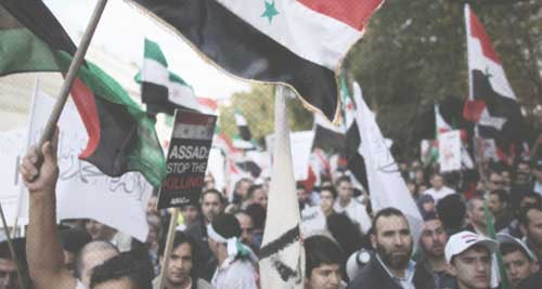 Protestos na Síria