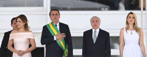 Passagem da faixa presidencial de Temer para Bolsonaro