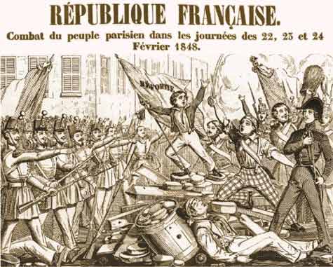 Comuna de Paris, 1848.