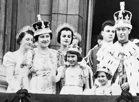 Família Real inglesa, 1937