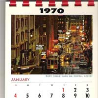 Calendário 1970