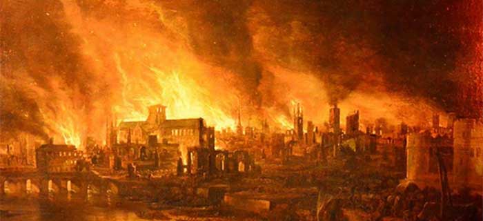 Grande Incêndio de Londres, 1666