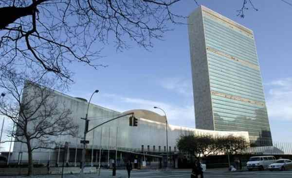 O edifício da ONU, em Nova Iorque