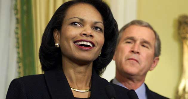 Condoleezza Rice e Bush