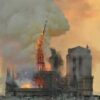 Queda da agulha de Notre-Dame