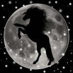Cavalo na lua nova de Áries