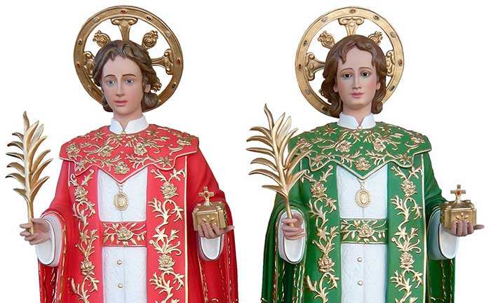 Cosme e Damião na concepção católica.