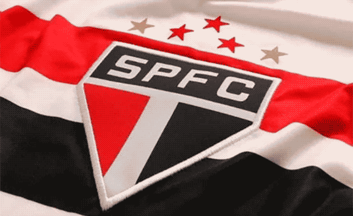O escudo do São Paulo F.C.