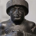 Gudea, rei de Lagash, na Suméria.