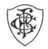 Primeiro escudo do futebol do Botafogo. 